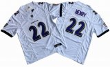 Baltimore Ravens #22 Derrick Henry white Nike Vapor F.U.S.E. Limited Jersey-S8