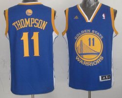 Adidas Golden State Warriors 11 Klay Thompson blue NBA Revolution 30 Jerseys