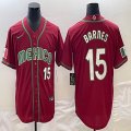 2023 World Cup Mexico #15 Austin Barnes red majestic baseball jerseys