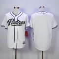 2016 San Diego Padres blank Dark white mlb Jerseys