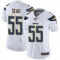 Women Chargers #55 Junior Seau Nike white Color Rush Limited Jersey