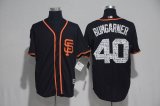 2017 San Francisco Giants #40 Madison Bumgarner black Flexbase Authentic Collection Jersey