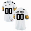 Custom Iowa Hawkeyes white College Football Jersey