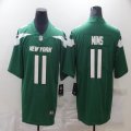 Nike New York Jets #11 Denzel Mims Green Color Rush Limited Jersey