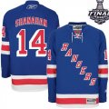 2014 stanley cup Rangers #14 Brendan Shanahan Blue Jersey