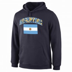 2018 World cup Argentina Fanatics Branded True Colors Pullover Hoodie - Navy