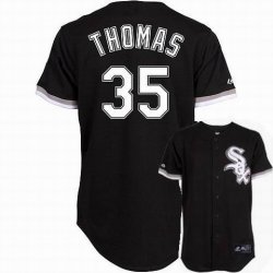 Chicago White Sox THOMAS #35 black mlb jersey