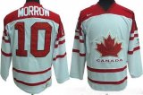 Team Canada #10 Brenden Morrow nhl white Jersey