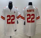 Nike Kansas City Chiefs #22 Trent McDuffie white Color Rush Limited Jersey