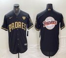 Nike San Diego Padres blank black gold majestic baseball jerseys 03