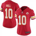 Women Nike Kansas City Chiefs #10 Hill red Color Rush Limited Jerseys