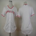 2015 women Los Angeles Angels blank white baseball jersey