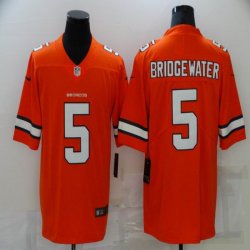 Denver Broncos #5 Bridgewater Nike orange Color Rush Limited Jersey-BD 01