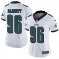 Women nike Philadelphia Eagles #96 Barnett white Color Rush Limited Jersey