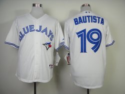 Toronto Blue Jays #19 Jose Bautista white MLB Jersey