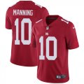 New York Giants #10 Eli Manning Nike red Color Rush Limited Jersey