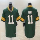 Green Bay Packers #11 Jayden Reed Nike Green Color Rush Limited Jersey