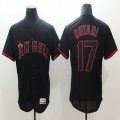 Nike Los Angeles Angels #17 Shohei Ohtani black Flexbase Authentic Collection Jersey