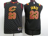 Youth Nike Cleveland Cavaliers 23 LeBron James black fashion nba basketball jersey