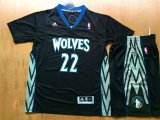 Minnesota Timberwolves Andrew Wiggins 22# dark blue nba basketball suits