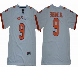 Clemson Tigers #9 Travis Etienne Jr. College Football Limited Jersey - White