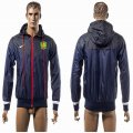 2016 Deep blue Nike series Training All Weather Jacket