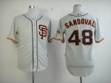 San Francisco Giants 48# SANDOVAL gray new jerseys