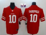 49ers #10 Jimmy Garoppolo nike red Color Rush Limited Jersey