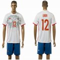 2015-2016 Russia national team LODIGIN #12 white soccer jersey away