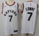 Nike Toronto Raptors #7 Kyle Lowry white Stitched NBA Jerseys-MHD