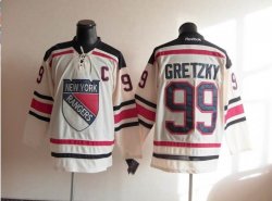 New York Rangers #99 Wayne Gretzky Cream NHL Jerseys