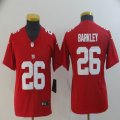 Youth Nike New York Giants #26 Saquon Barkley red NFL Jersey Inverted version