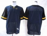 Nike West Virginia Mountaineers Blank College Football Elite blue Jerseys