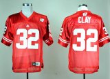 Ã¥Ë†â€ Ã¤ÂºÂ«Adidas Wisconsin Badgers John Clay 32 Red College Football Jersey