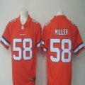 Men Denver Broncos #58 Von Miller Nike orange Color Rush Limited Jersey