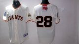 San Francisco Giants 28# Posey cream MLB Jersey