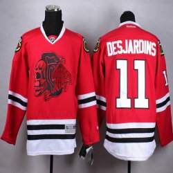 Andrew Desjardins Jersey #11 red Chicago Blackhawks Jerseys(1)