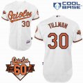 Baltimore Orioles TILLMAN 30 white 50th patch MLB Jerseys