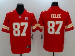 Nike Kansas City Chiefs Travis Kelce #87 red Color Rush Limited Jerseys