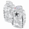 Dallas Cowboys Nike Arctic Camo 2024 Salute to Service Club Fleece Pullover Hoodie