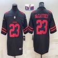 Nike San Francisco 49ers #23 Christian McCaffrey black Color Rush Limited Jersey