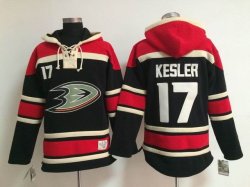 Anaheim Ducks Ryan Kesler 17 black red Hockey Hooded Sweatshirt