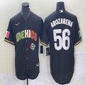 2023 World Cup Mexico #56 Randy Arozarena black majestic baseball jerseys 33