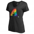 Women's Arizona Diamondbacks Fanatics Branded Pride Black T-Shirt