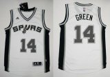 Revolution 30 San Antonio Spurs #14 Danny Green White Stitched NBA Jersey