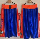 New York Knicks blue orange nba shorts print