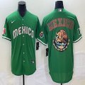 2023 World Cup Mexico blank green majestic baseball jerseys 21