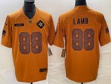 Dallas Cowboys #88 LAMB 2023 Brown Salute To Service Limited Jerseys