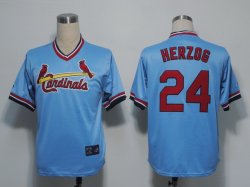 MLB Jerseys St. Louis Cardinals 24 Herzog Blue M&N