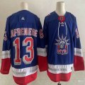 Adidas New York Rangers #13 Alexis Lafreniere blue NHL Jerseys-PD